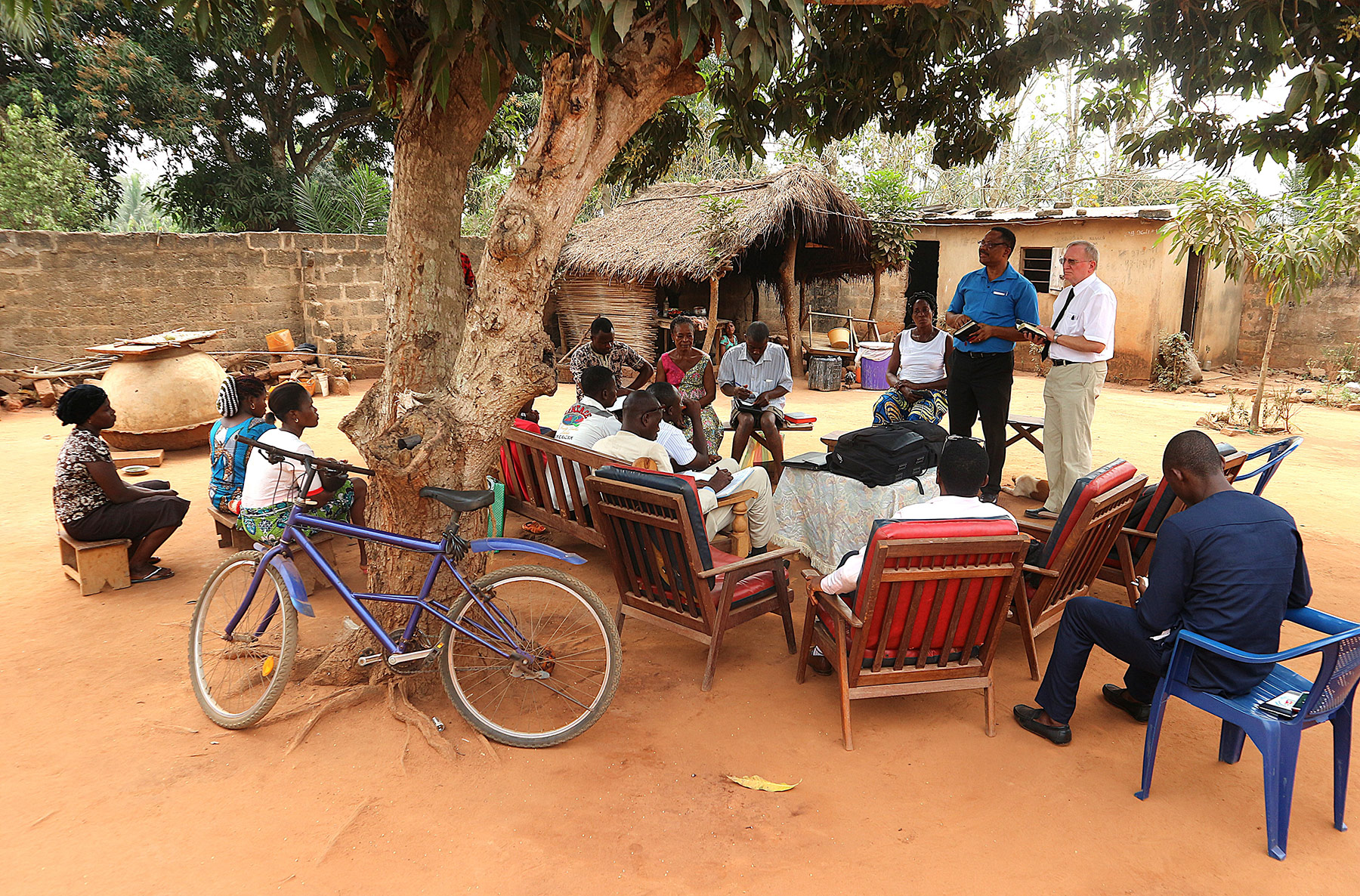 The Holy Spirit works in the church of God